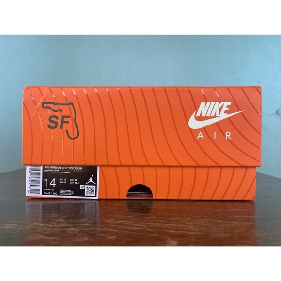 Nike Air Jordan 3 Retro SP x SoleFly "Miami" Men's Size 14 IF4491-100 - Picture 12 of 12